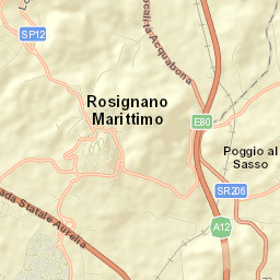 Rosignano Marittimo Street Map