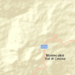 Montecatini Val di Cecina Street Map