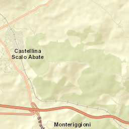 Castellina Scalo Street Map