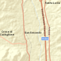 San Secondo Street Map