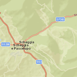 Scheggia Street Map