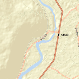 Potoci Street Map