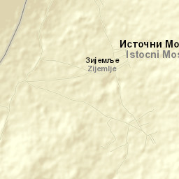 Istočni Mostar Street Map