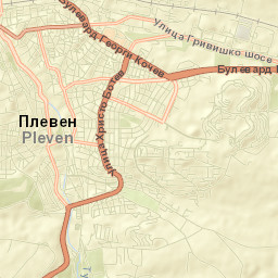 Pleven Street Map