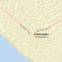 Balgarevo Street Map