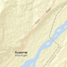 Aushiger Street Map