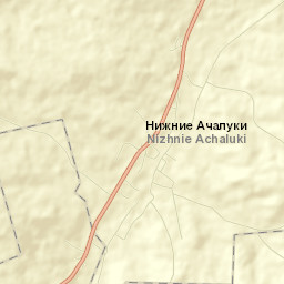 Nizhniye Achaluki Street Map