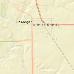 Saint Ansgar Street Map
