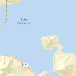 Lake Wisconsin Street Map