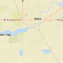 Alma Street Map