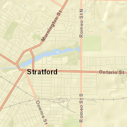 Stratford Street Map