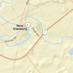 New Hamburg Street Map