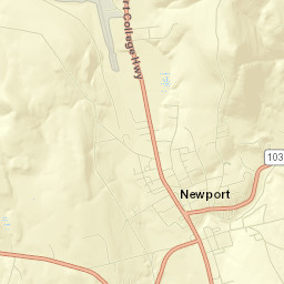 Newport Street Map