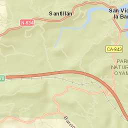 San Vicente de la Barquera Street Map