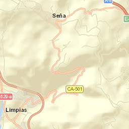 Limpias Street Map