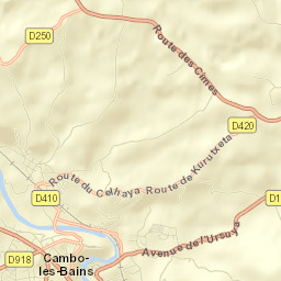 Cambo-les-Bains Street Map
