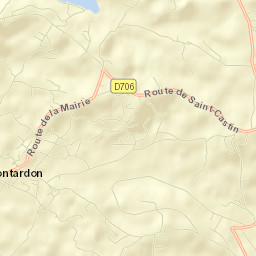Serres-Castet Street Map