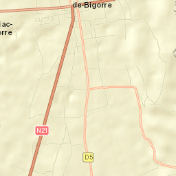 Rabastens-de-Bigorre Street Map