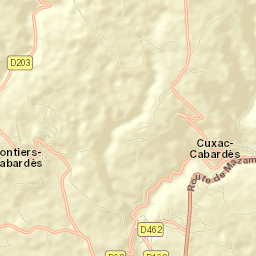 Cuxac-Cabardès Street Map