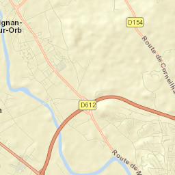 Lignan-sur-Orb Street Map