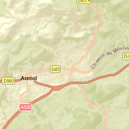 Auriol Street Map