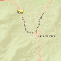 Nans-les-Pins Street Map