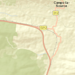Camps-la-Source Street Map