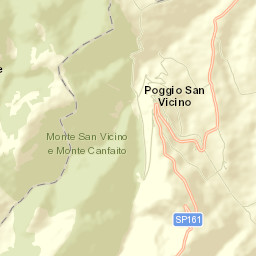 Poggio San Vicino Street Map
