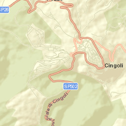 Cingoli Street Map