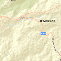 Troviggiano Street Map