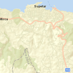 Supetar Street Map