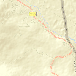 Runovići Street Map