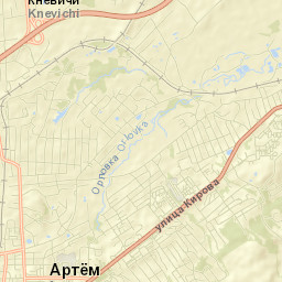 Artëm Street Map