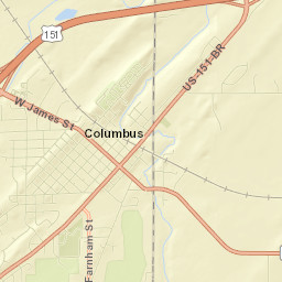 Columbus Street Map