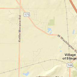 Slinger Street Map