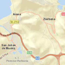 Zierbena Street Map