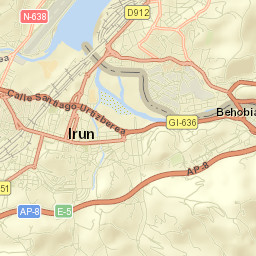 Irun Street Map