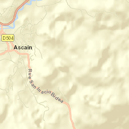 Ascain Street Map