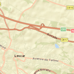 Lescar Street Map
