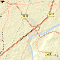 Longages Street Map