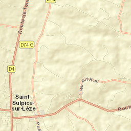 Saint-Sulpice-sur-Lèze Street Map