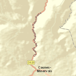 Caunes-Minervois Street Map