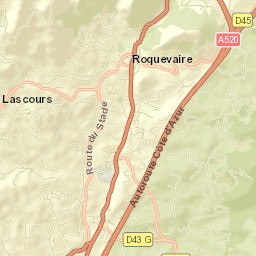 Roquevaire Street Map