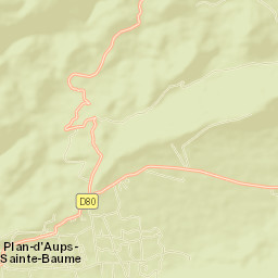 Plan-d'Aups-Sainte-Baume Street Map