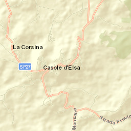 Casole d'Elsa Street Map