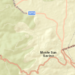 Monte San Savino Street Map