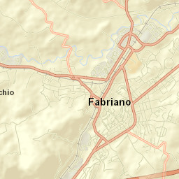 Fabriano Street Map