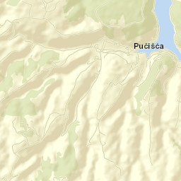 Pučišća Street Map