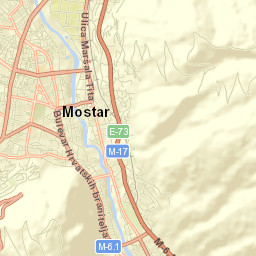 Mostar Street Map