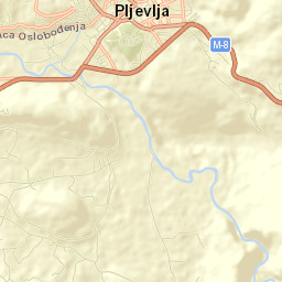Pljevlja Street Map